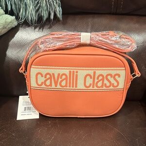 Cavalli Class Coral Crossbody Bag coral Haze Camera Bag